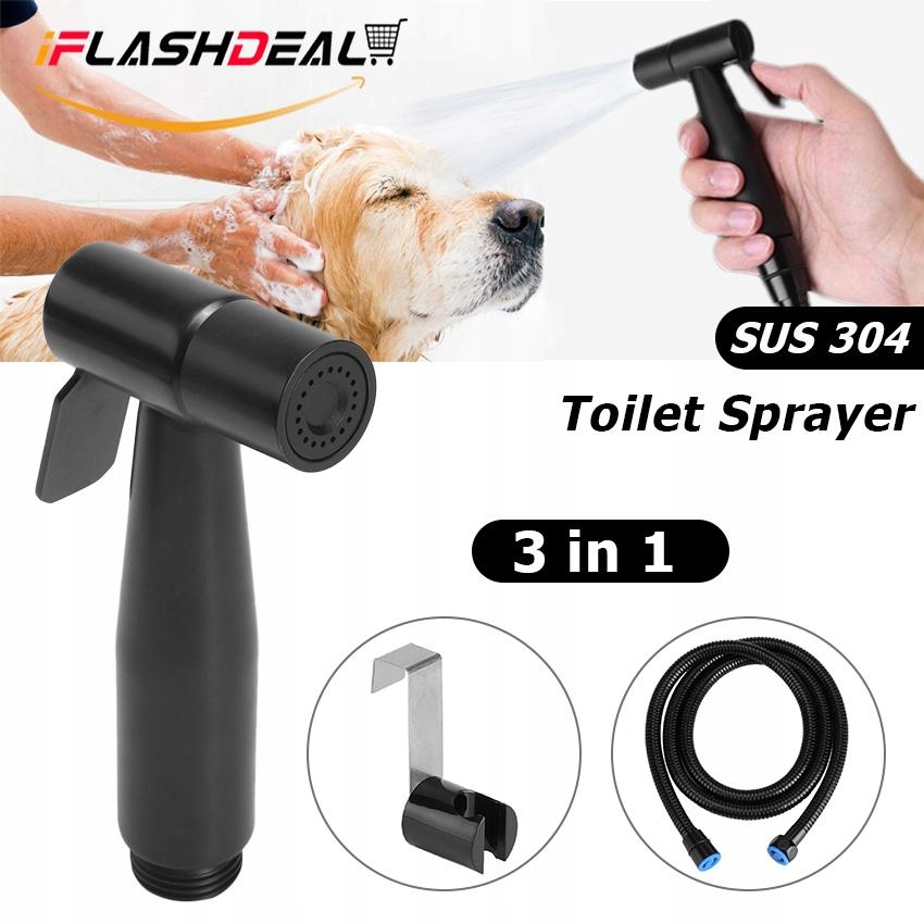 Iflashdeal bidet toaletný postrekovač nastavený pre