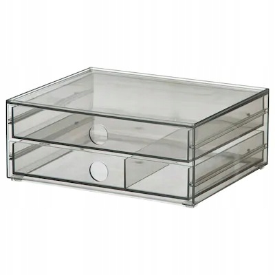 Kúpeľnový organizér -  Ikea Godmorgon Organizátor hrudník 2 zásuvky 23x19x9