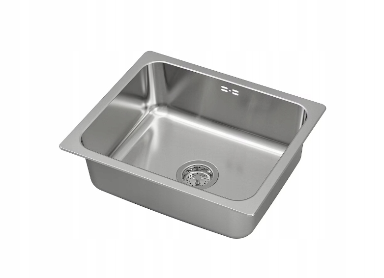 Kuchynský drez - Ikea Hillesid Cood Sake, 1 Chemb, oceľ, 56x46cm