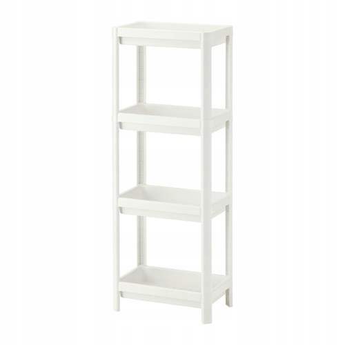 Kúpeľnový organizér -  Ikea Vesken Base Rack z poľskej kúpeľne