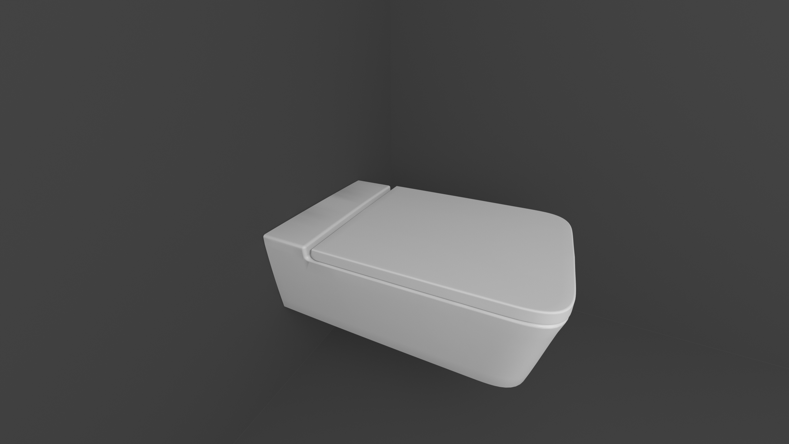 WC misa - Inspira Square Rimless WC Supragl.