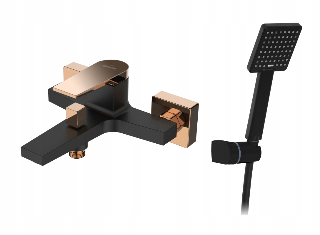 Vaňová batéria - Invenena Midnight Bath Battery Black Rose Gold