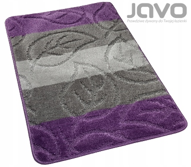 Kúpelňová predložka - Javo kúpeľňové koberce 50x80 levanduľové listy