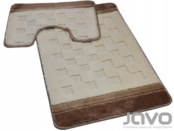Kúpelňová predložka - Javo kúpeľňové koberce 2cz 50x80 kocka