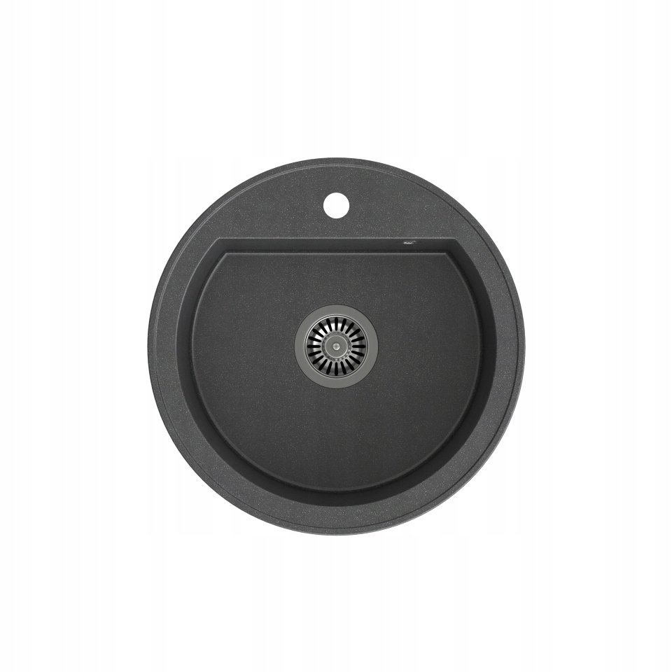 Kuchynský drez - Johnny 210 Graniteq Black Granite Sink