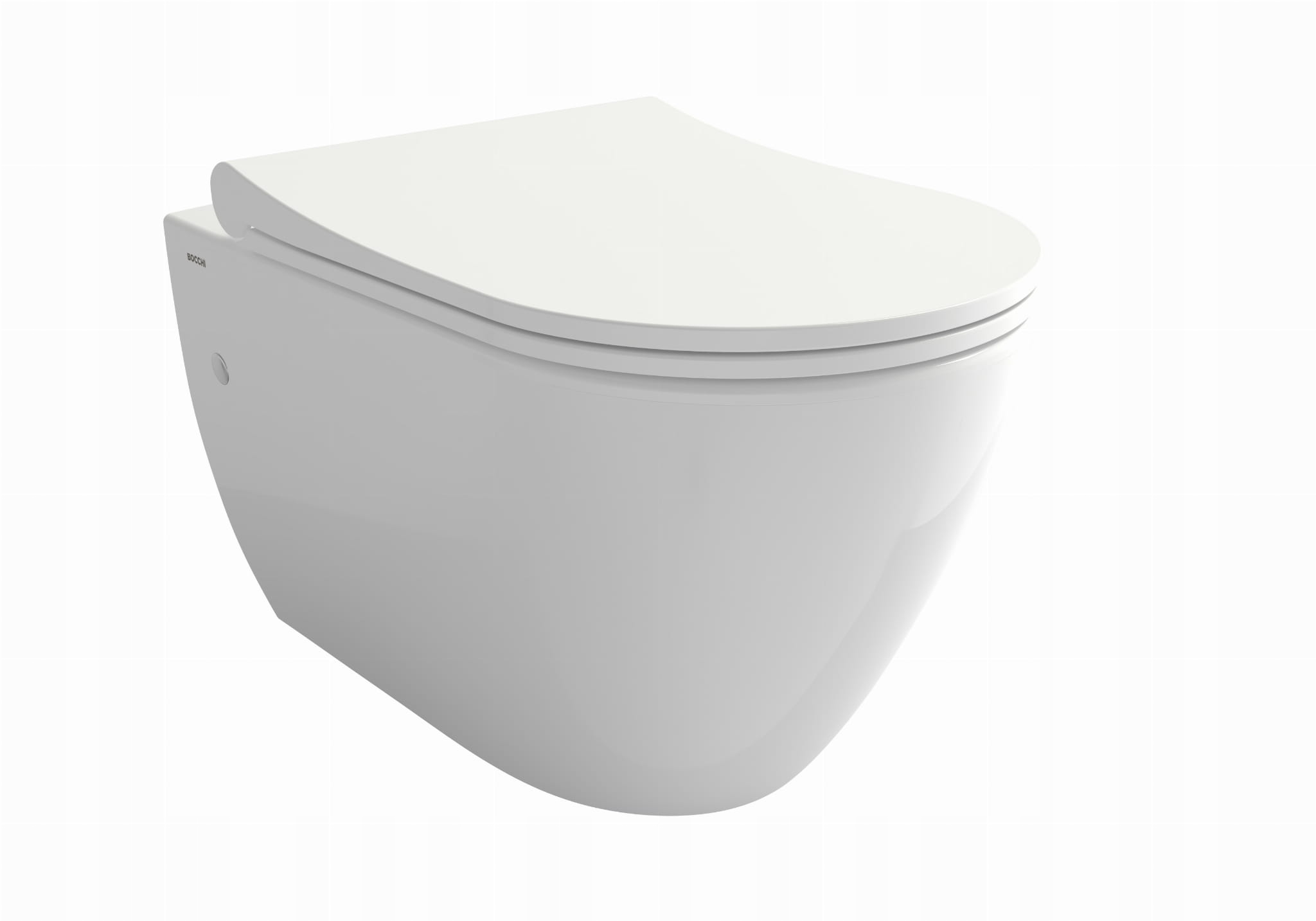 WC kombi - Jomotech visiaci škrupina na záchod Sentido Biała / Rimless