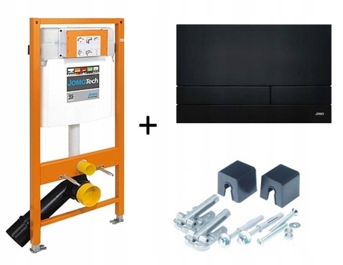 Podomietkový WC modul -  Jomotech Zest.wc h = 1120 exkluzívne 2.0 čierna rohož