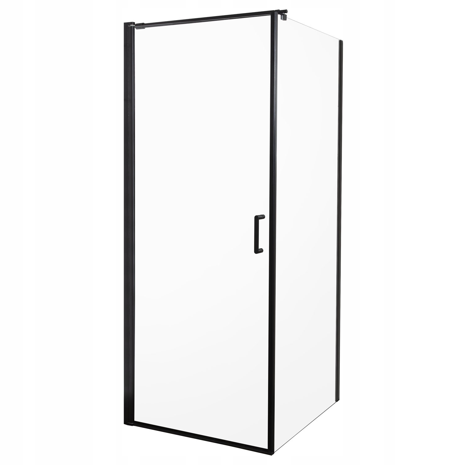 Sprchový kút, kabína - Sprchová kajuta bez sprchového podnosu 80x80x196 čierna