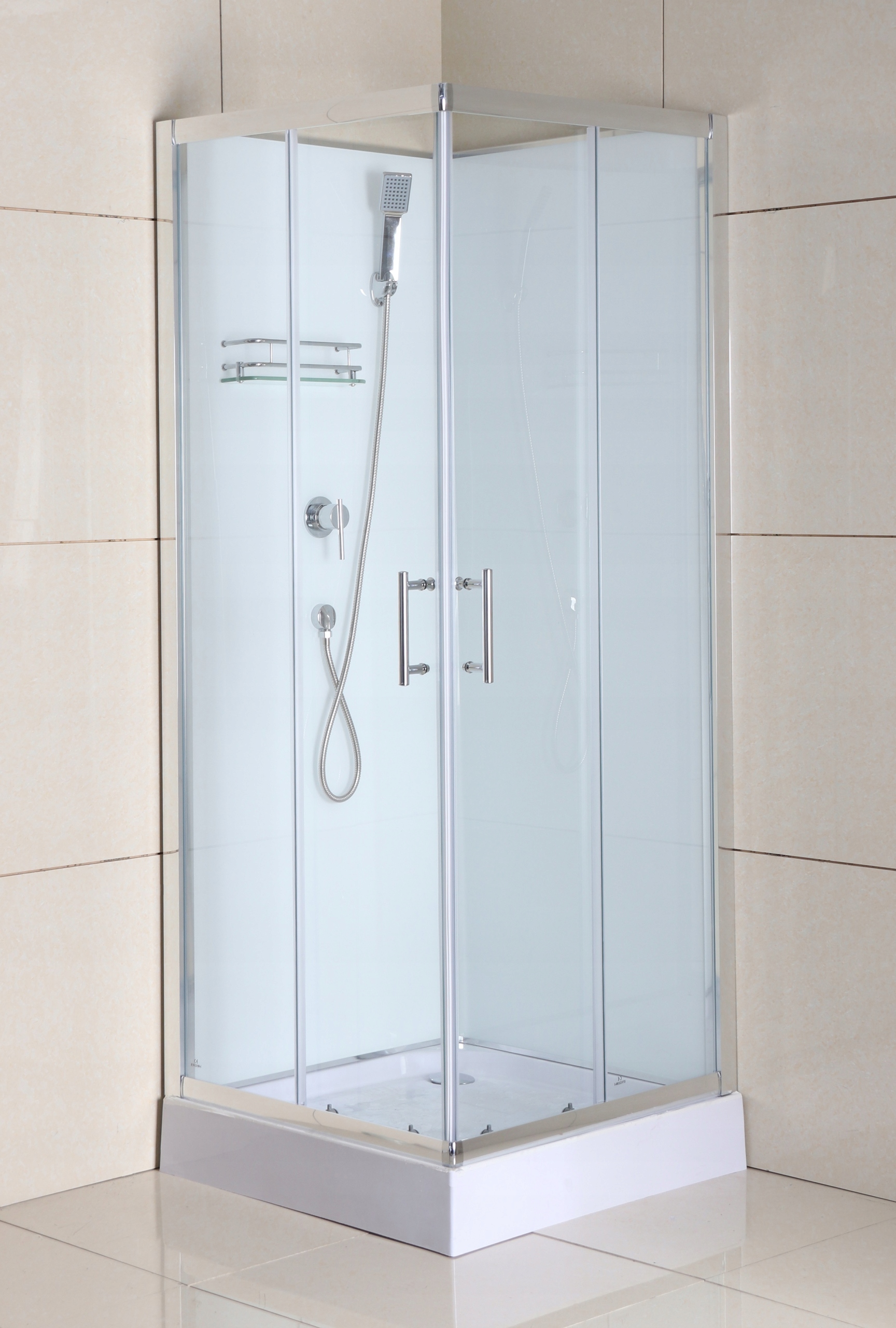 Sprchová kabína bez hydromasáže 90x90 biela