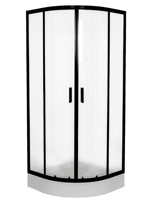SHOWER BLACK PROFIL 80x80 Quadrant