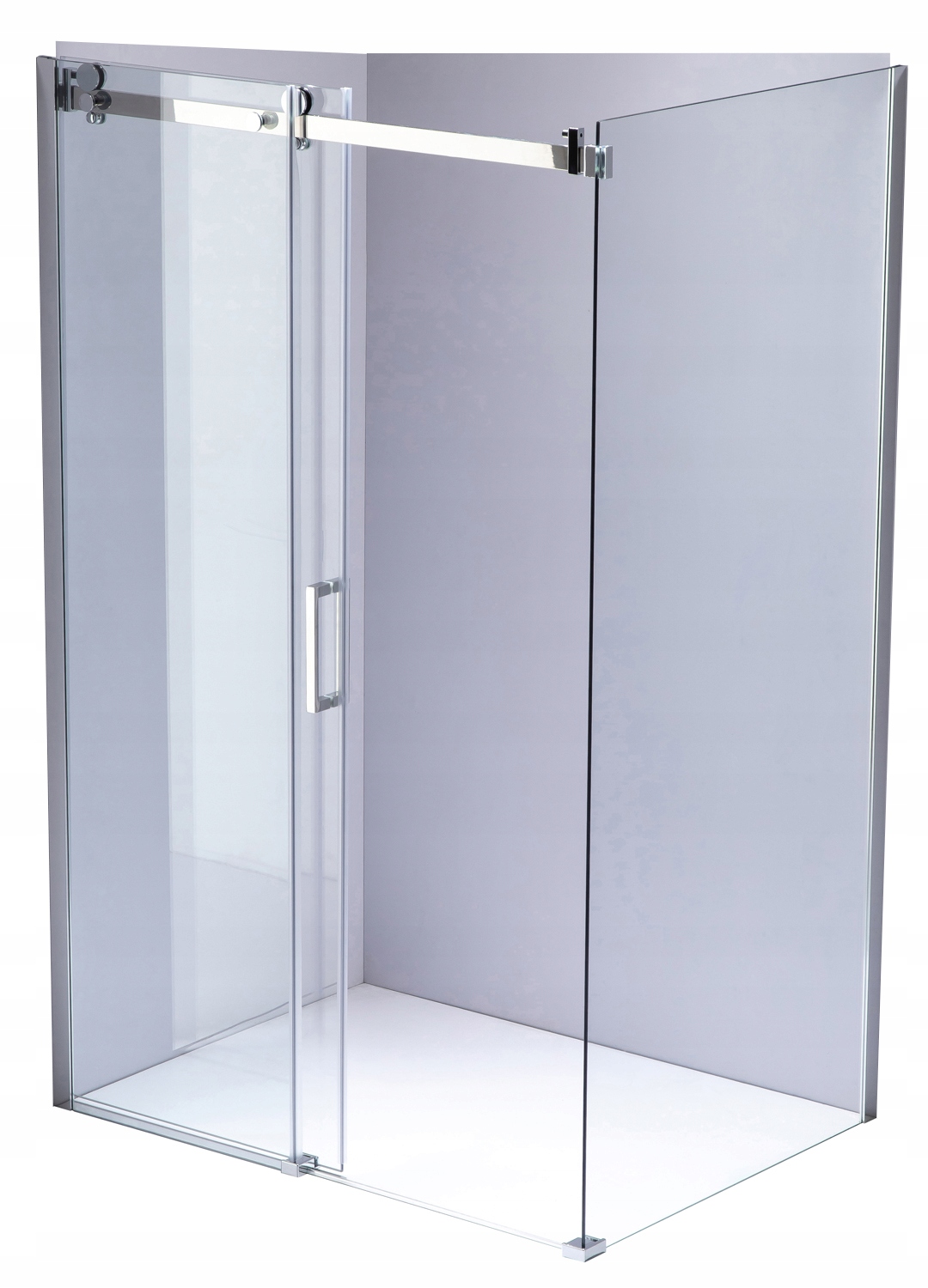 Sprchový kút, kabína - Sprchová kajka NOxin Dvere+stena 100x80 8 mm