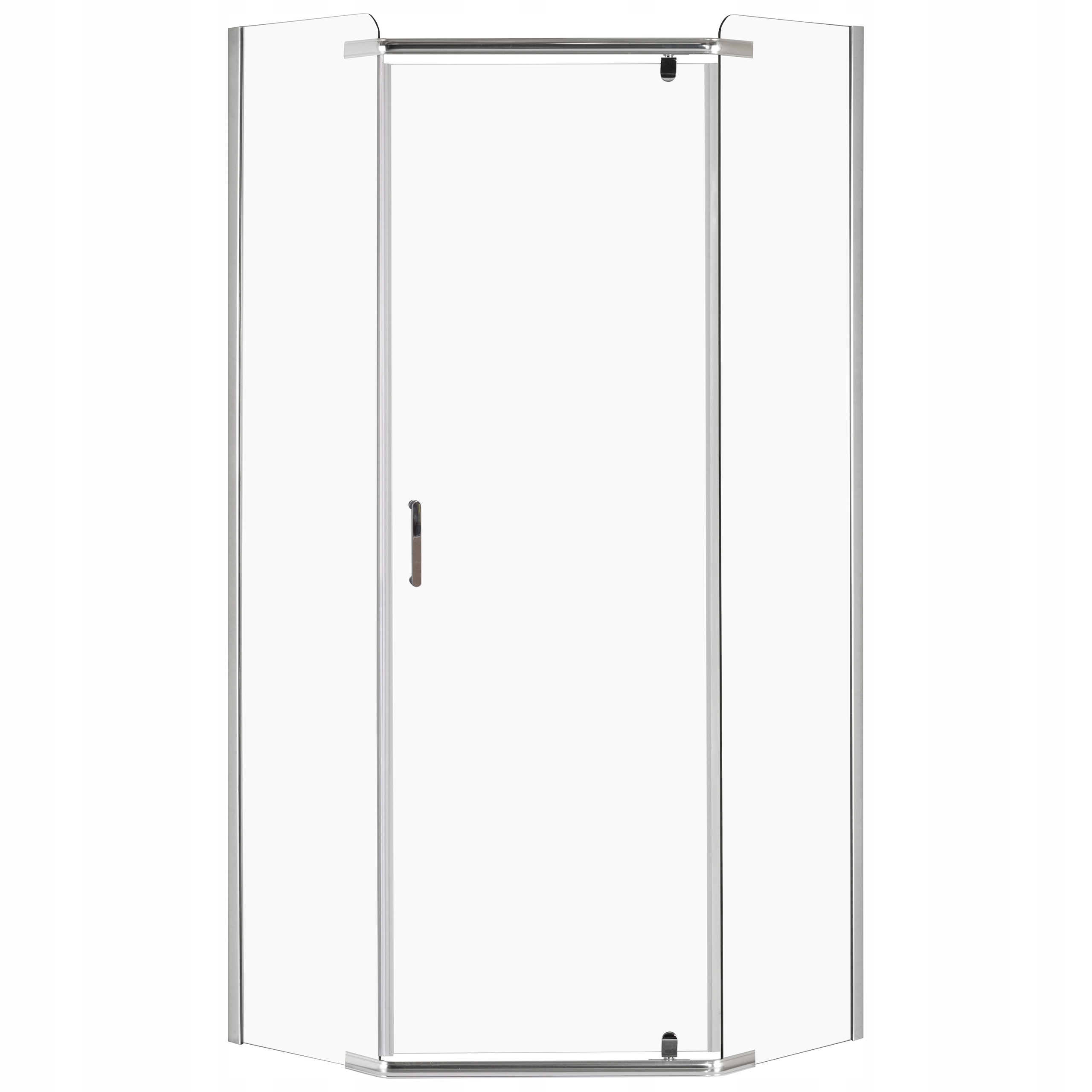 Sprchový kút, kabína - Premium 90x90 Chrómová sprchová skriňa 6 mm naklápanie