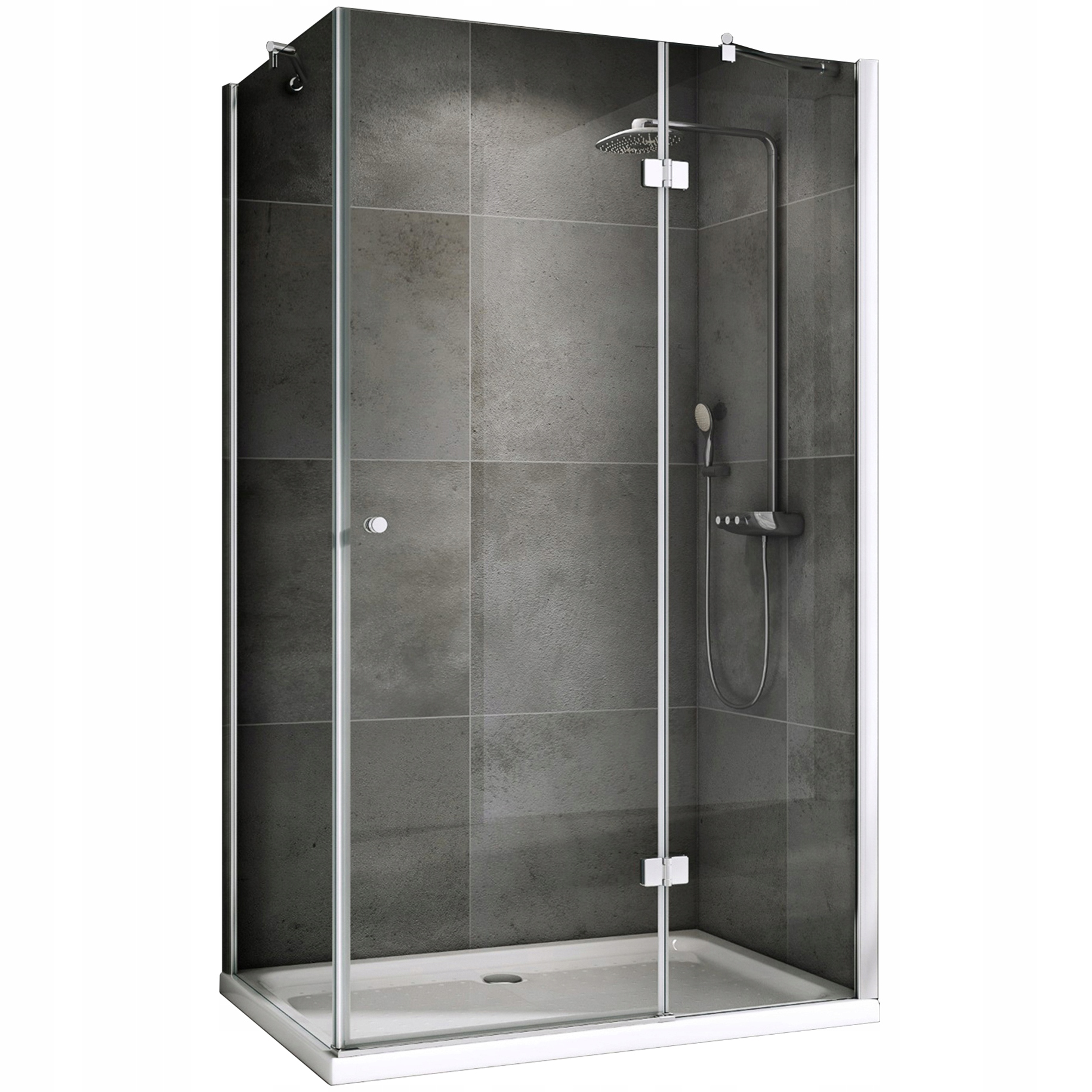 Sprchový kút, kabína - DSL3001 naklápanie kabíny sprchy - Leyden 100x90