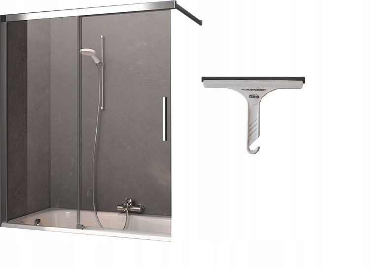 Vaňová zástena - Kermi Nica Narvan Sapan 120 ľavý rukáv