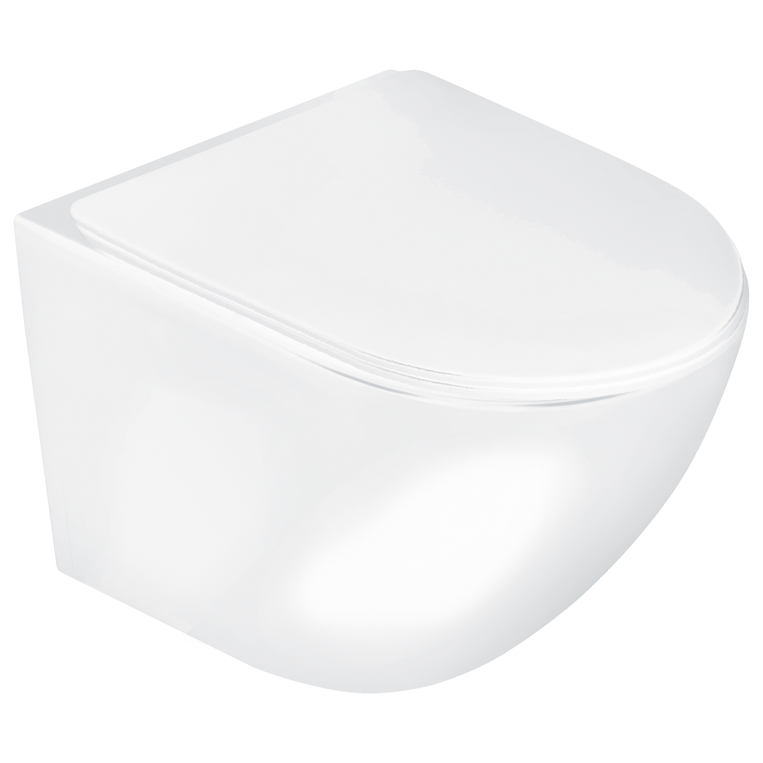 WC misa - Keramická misa Kerra Delos 48 cm+biela doska