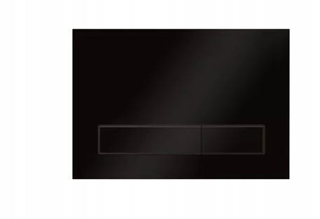 Splachovacie WC tlačítko - KK-pol Trinnity Black Matte Button M08