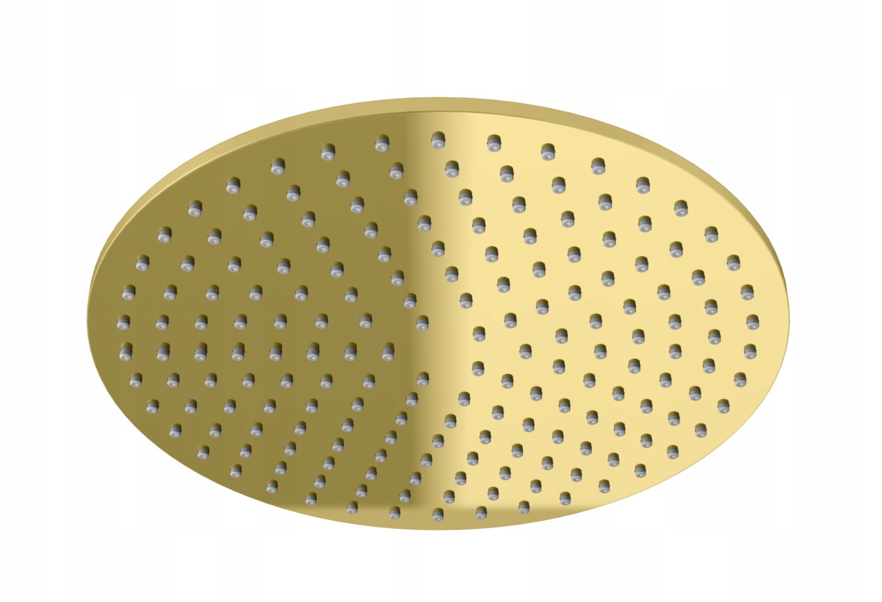 Kohlman Experience Gold Round Rain Shower, 25 cm