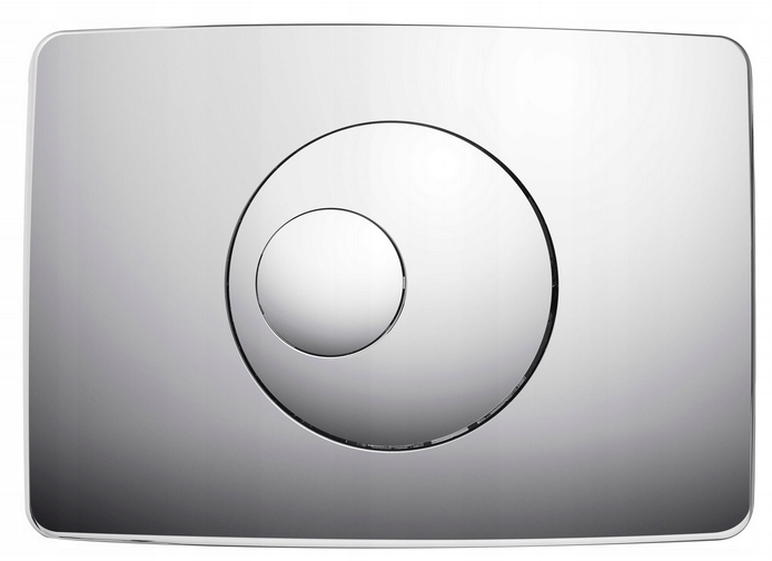 Splachovacie WC tlačítko -  Okolo 94058/000 toaletné gombíky Chrome Gloss