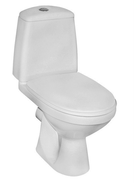 WC misa - Kompaktné kolesové SOLO LEVEL VÝTOK spláchnutie záchoda BOWL +