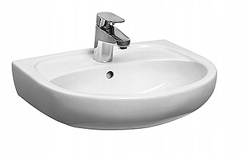 Umývadlo - Kruh Solo Nábytok Washbasin 50x42 cm biela