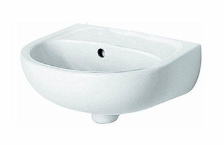 Umývadlo - Kruh Solo Washbasin Suspendované 40x33 cm biele