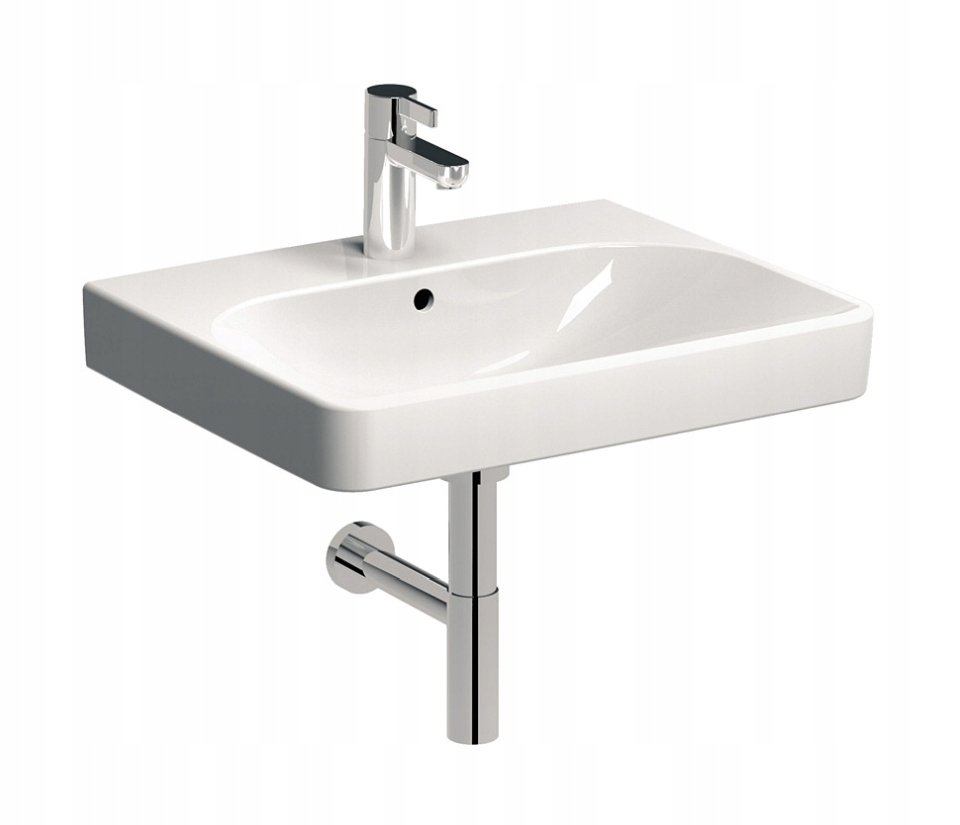 Umývadlo - Circle Traffic Washbasin 60x48 cm Obdĺžnikový reflex