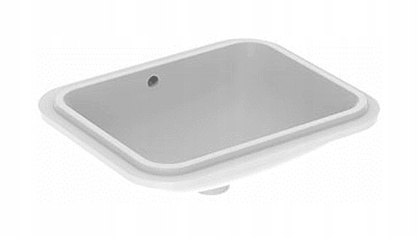 Umývadlo - Kruh variform umývadlo.pl 45 cm s prepadom, bielym