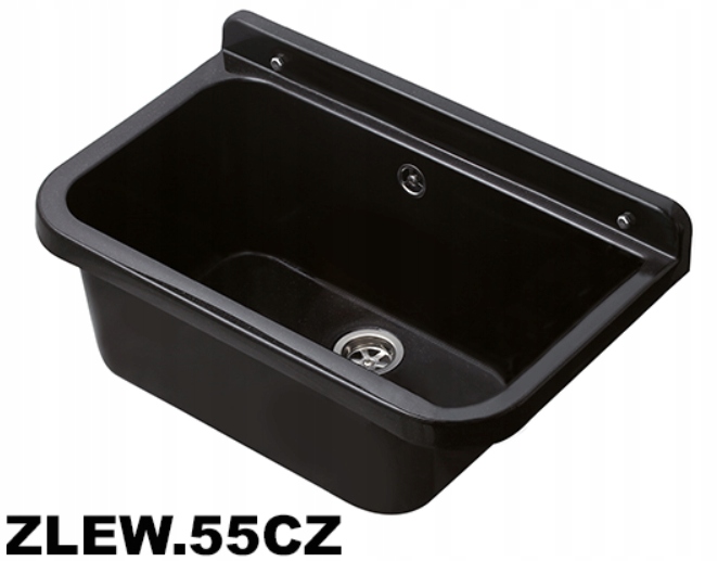 Kuchynský drez - Čierna hospodárska komora 55x34x21 Hydroland