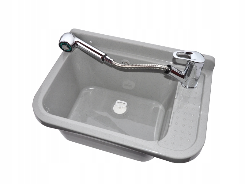 Kuchynský drez - Prancy Chamber Grey Sink + batéria