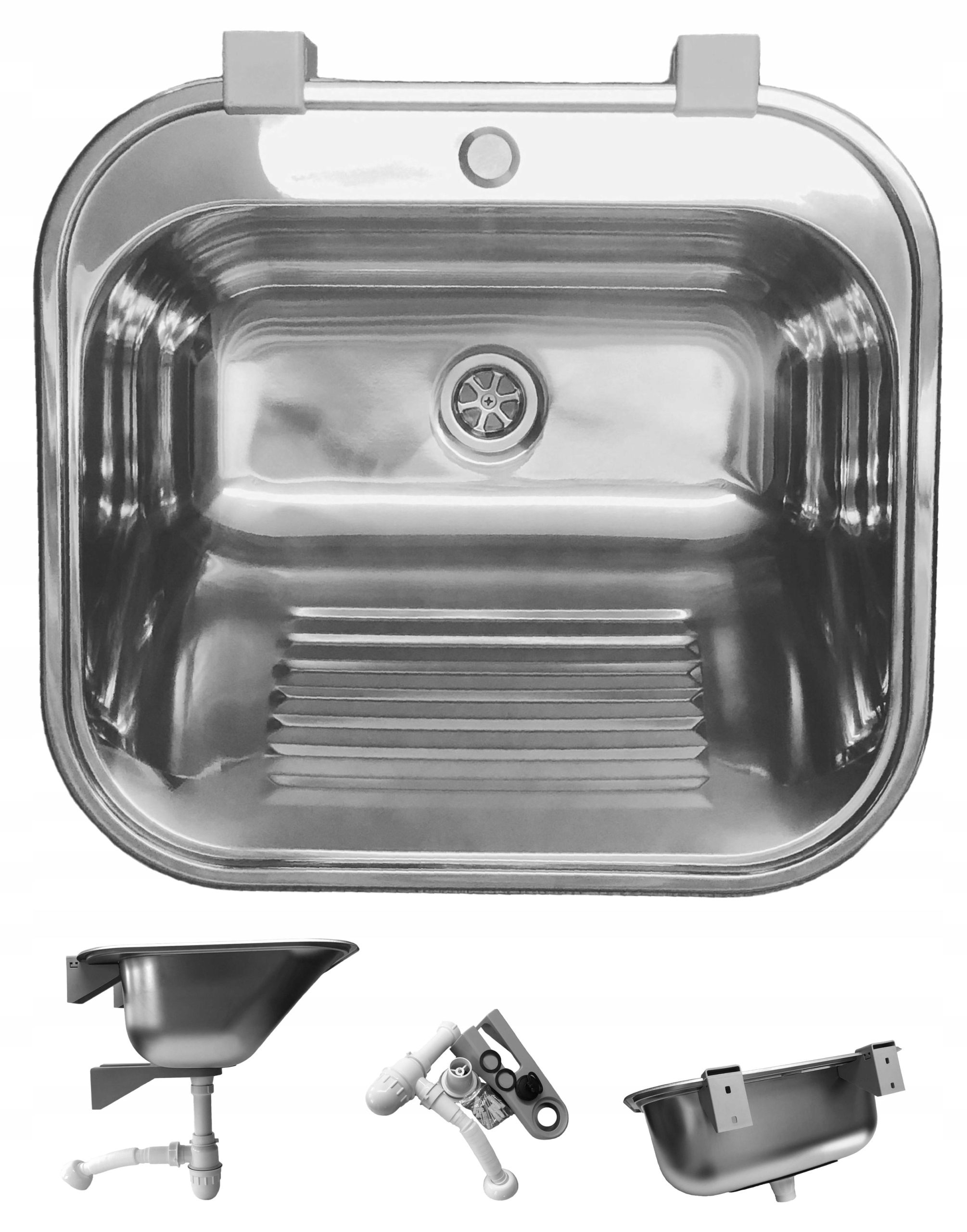 Kuchynský drez - Stalowa Gloss Economic Chamber s 55 cm otvor