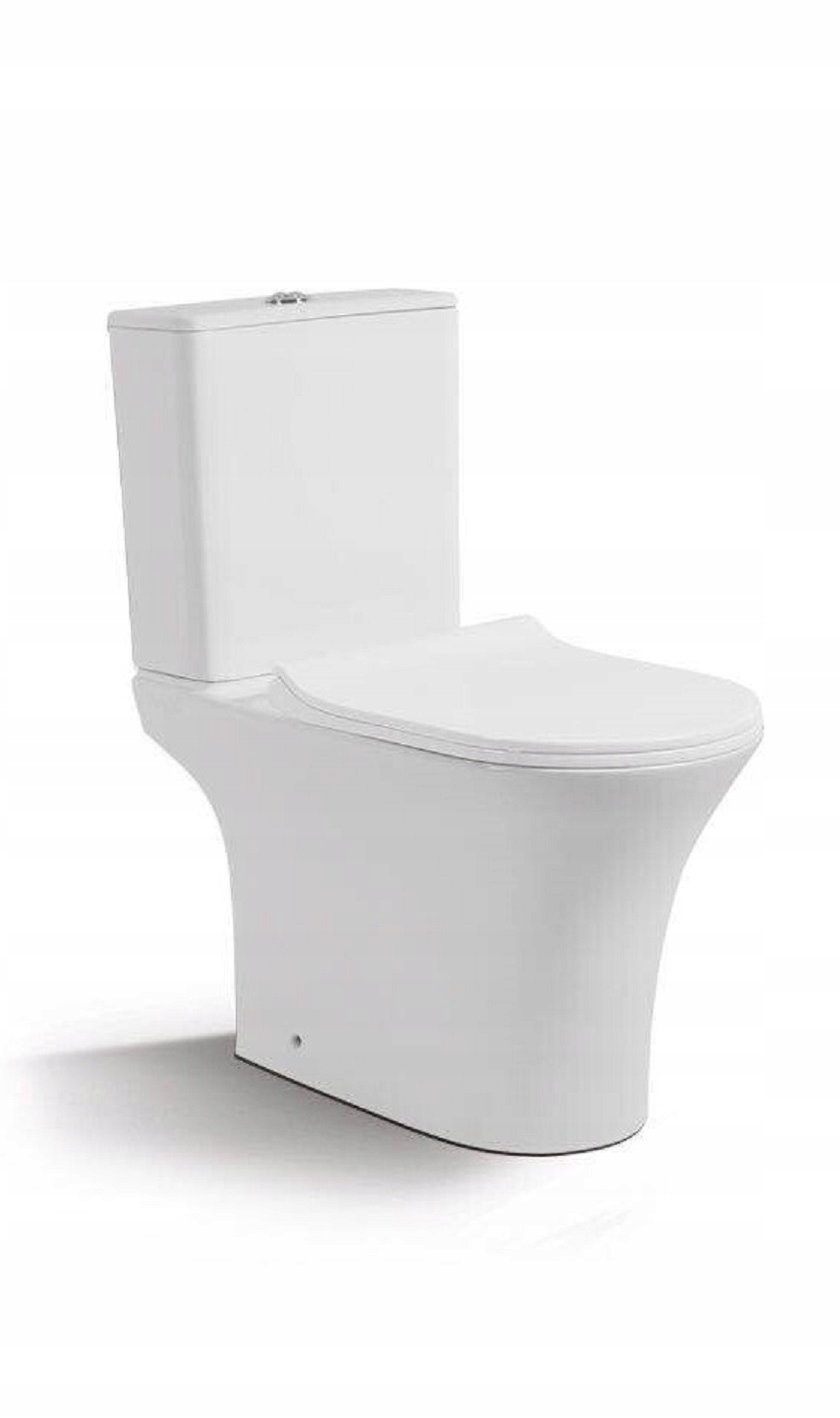 WC kombi - Kompaktná toaleta bez toalety +pomaly -pomalé dosku.