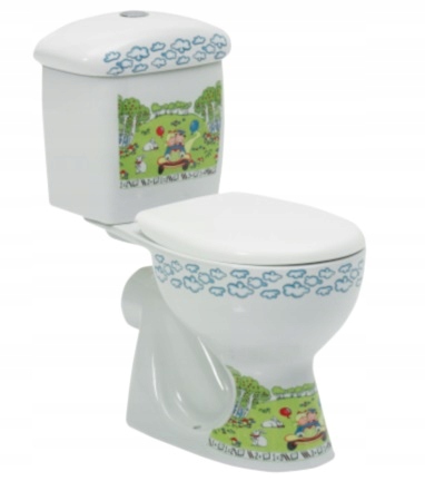 WC kombi - Kompaktná toaletná misa stojaca pre deti tueso