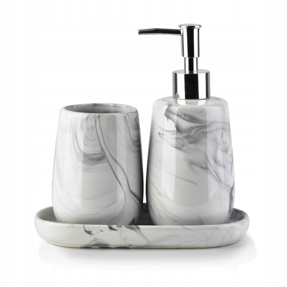 Dávkovač mydla - Kúpeľňa Set Cristie Duo Gray HTWM5450 3 EL.