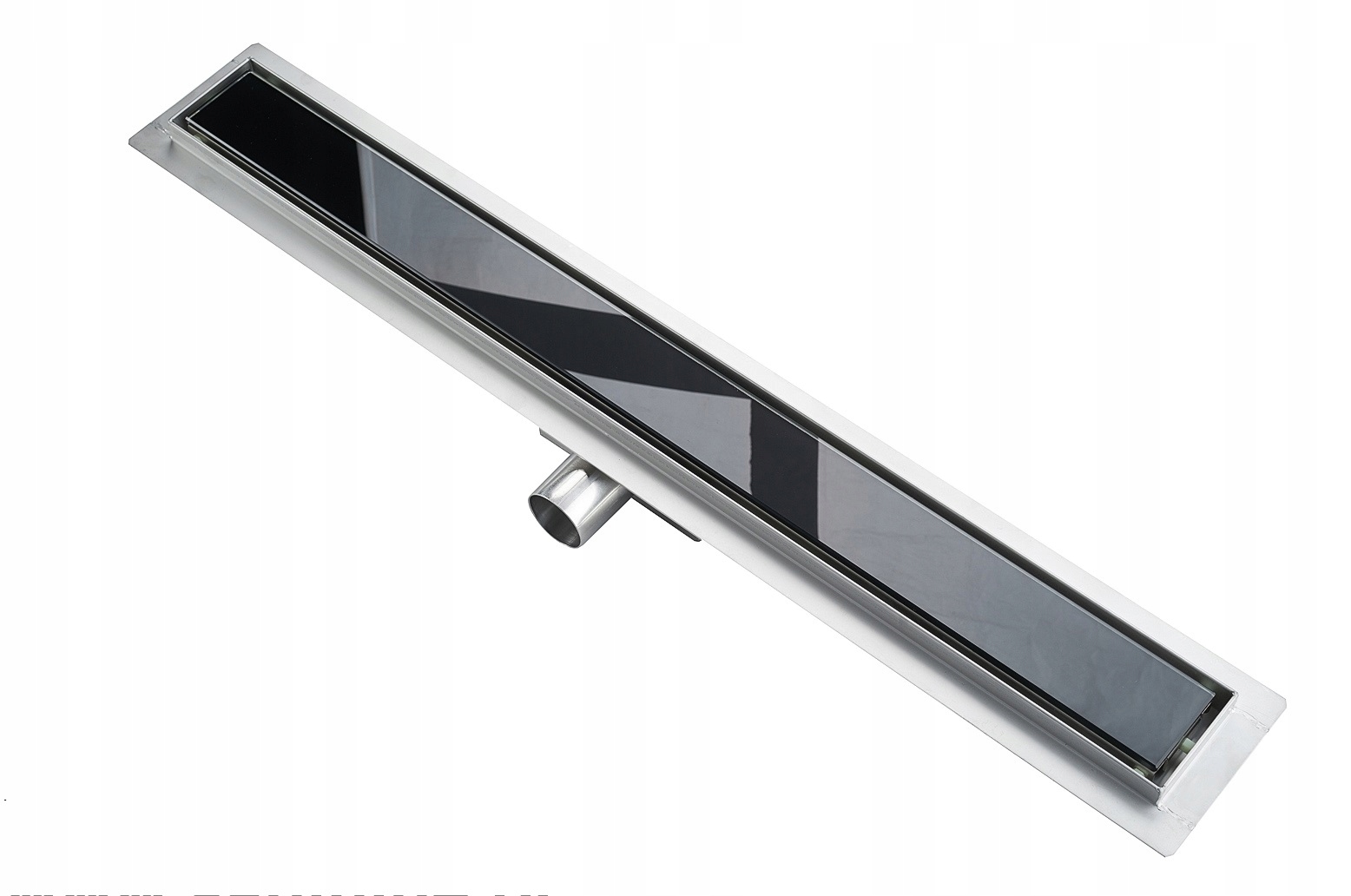 Sprchový žľab - Sada lineárne odtok 70 cm Sklo masky