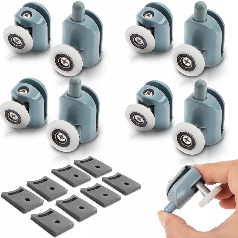 Sada valcov pre sprchovú skrinku 8 PCS Kolesá