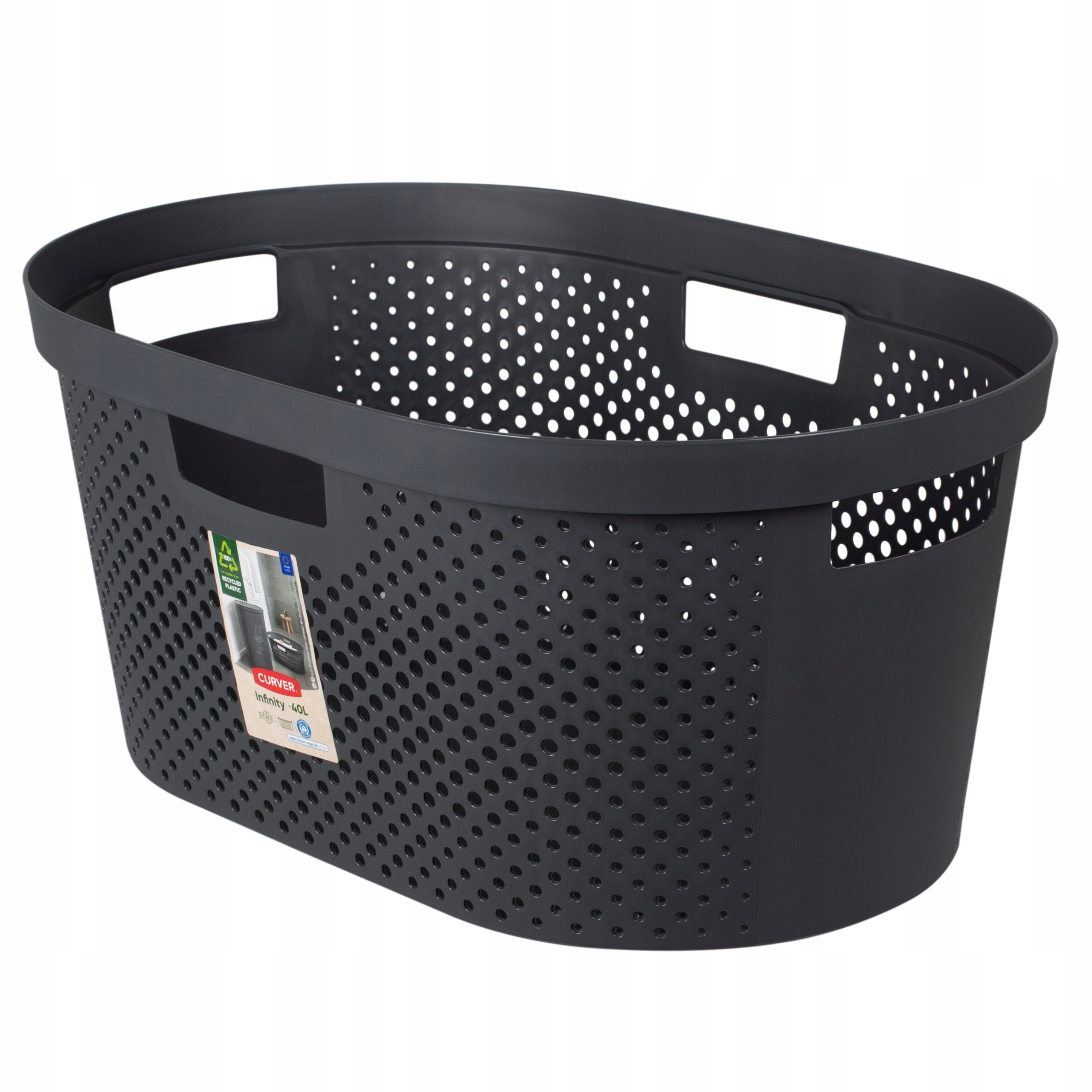 Kôš na bielizeň -  MAGL Pláčivosť Basket Bowl s držiakmi ECO 40L