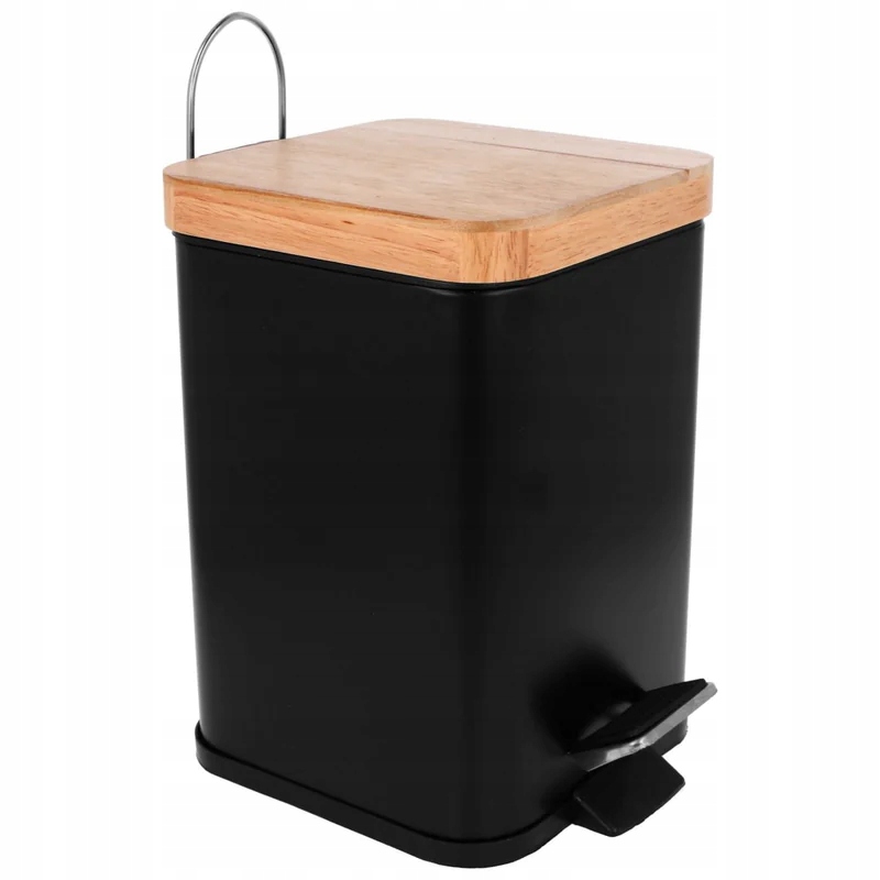 Odpadkový kôš do kúpelne - Biely 3L kovový odpadkový kôš