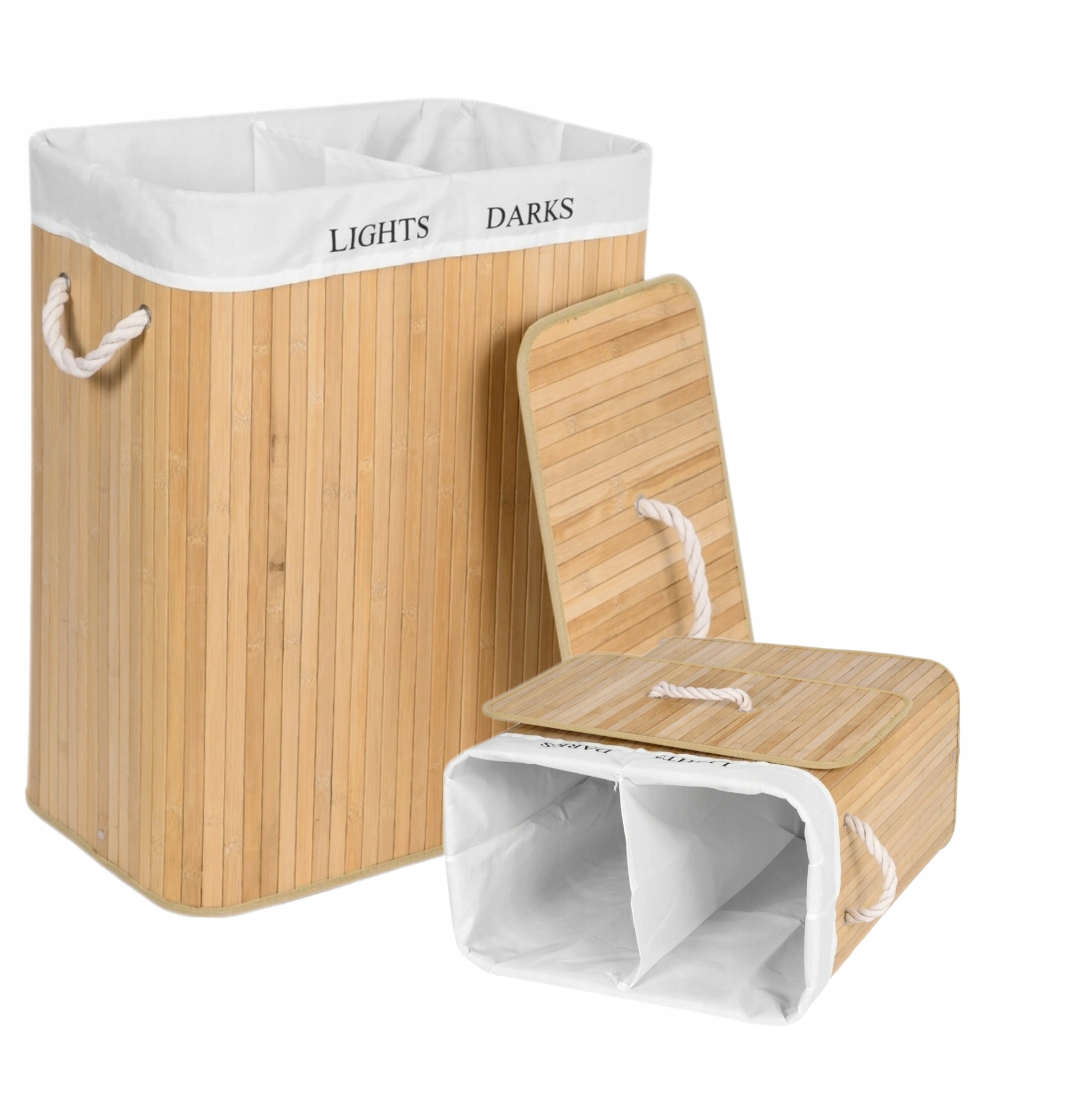 Kôš na bielizeň -  ZADARMO -BASKET PRE BAMBOO PRAE 100L *Mega *