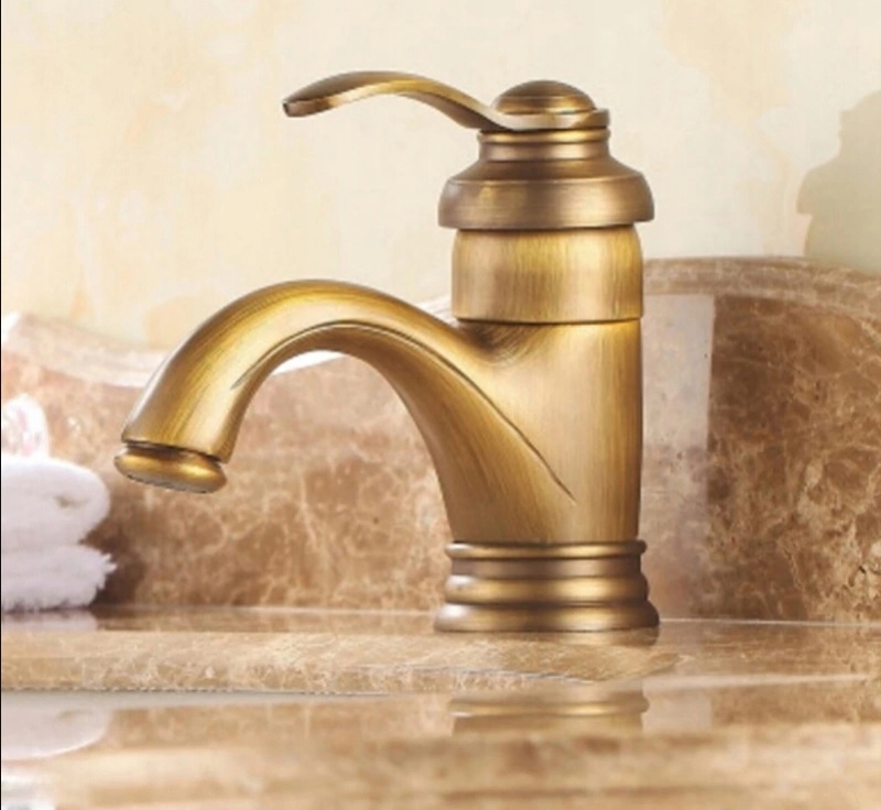 Umyvadlová batéria - TAP kohútik RETRO GOLD ELEGANT