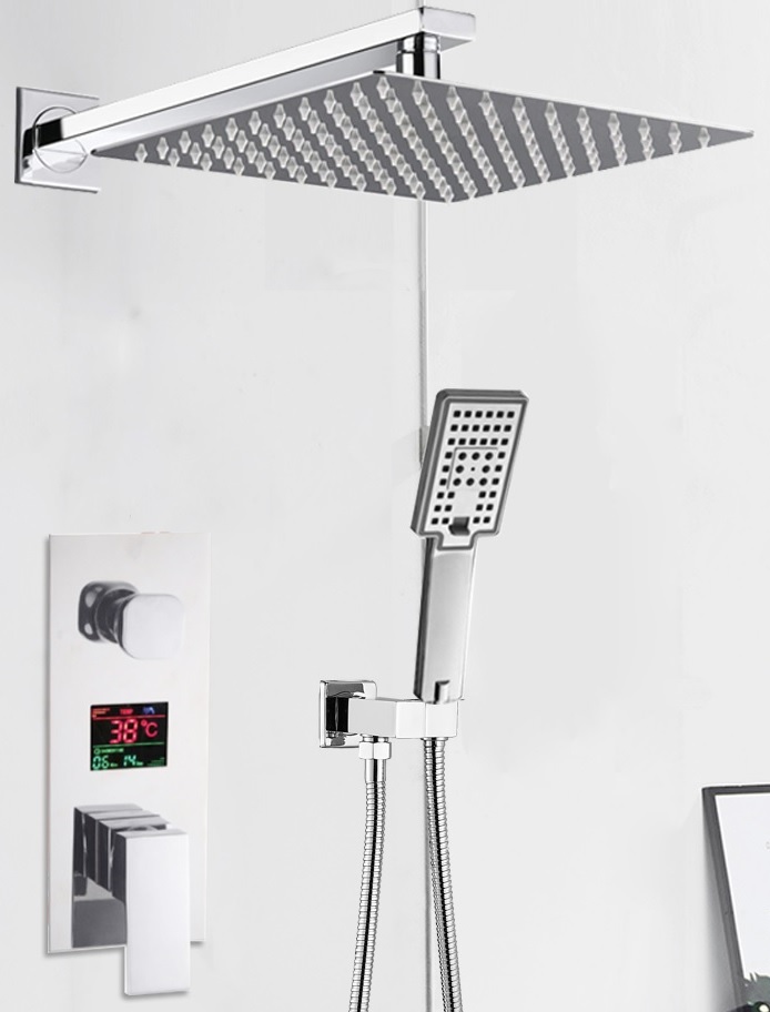 Vaňová batéria - Batéria sprchová batéria s LCD chróm v2Pro