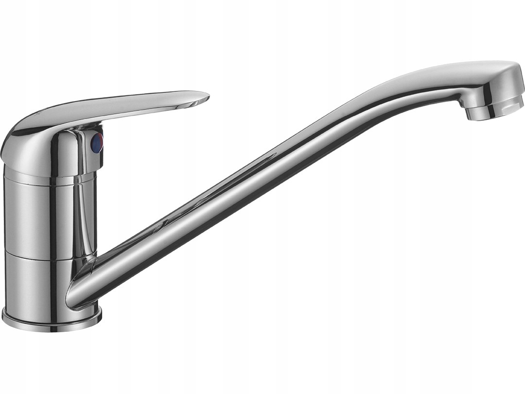 Kuchynská, drezová batéria - Kuchynský faucet stojaci kuchinoxový slaný striebro