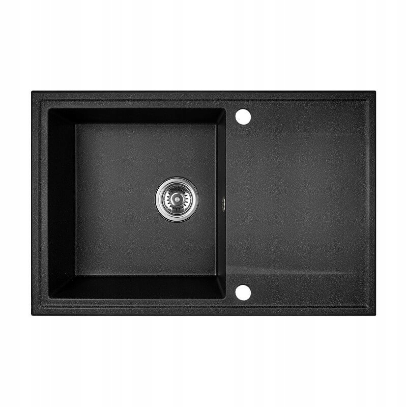 Kuchynský drez - Kuchinox Hunter Black Granite Sink 1KOM+odkvapkávanie