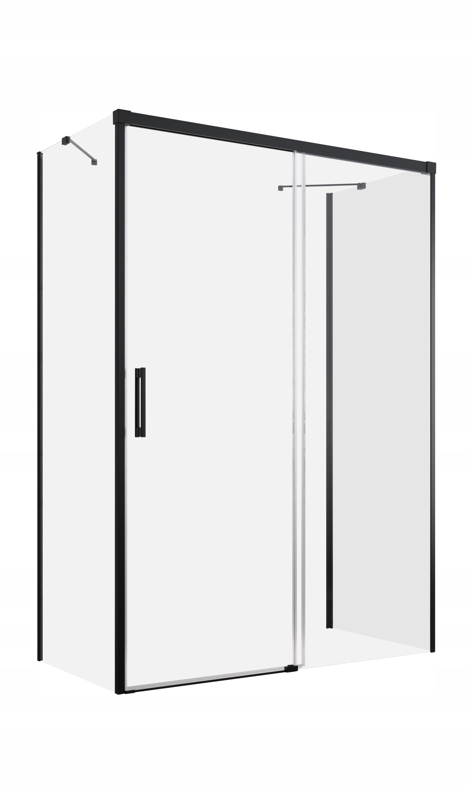 Sprchový kút, kabína - Idea Cabina Black Kdj+S 100x100x200.5 Radaway Rights