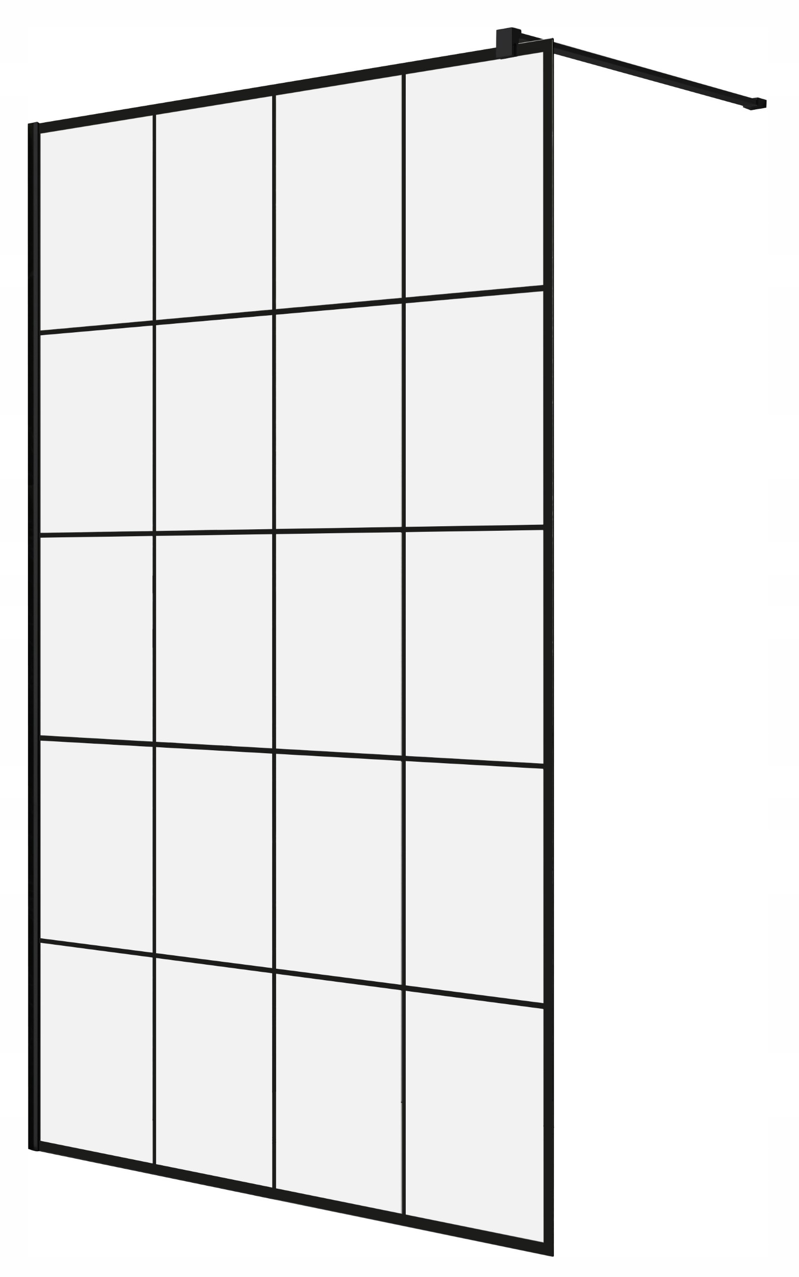Sprchová zástena - NES Black Walk-in II Factory 90 RADAWAY CABER