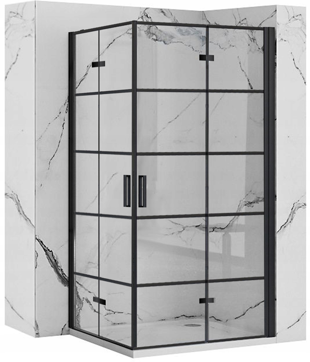 Sprchový kút, kabína - Skladacia sprchová skrinka Molier Molier Double 90x100
