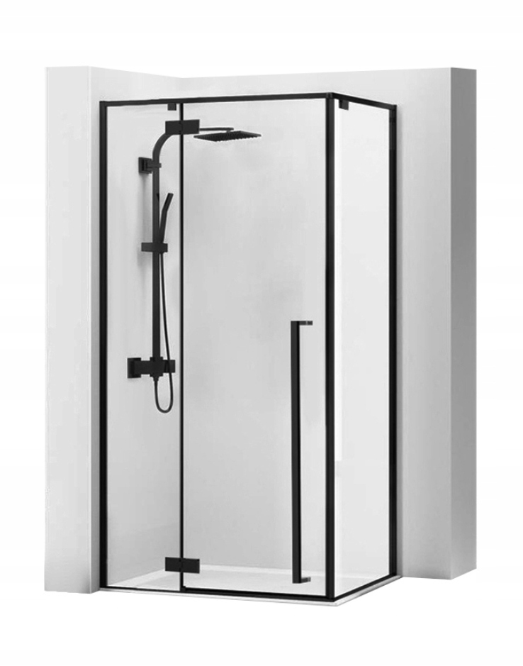 Sprchový kút, kabína - Čierna Fargo 90x120 Rea Shower Caupad