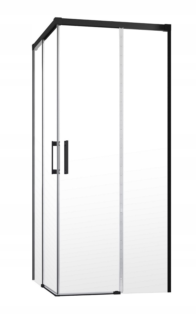 Sprchový kút, kabína - RADAWAY IDEA BLACK KDD 120X80 / 120LX80R