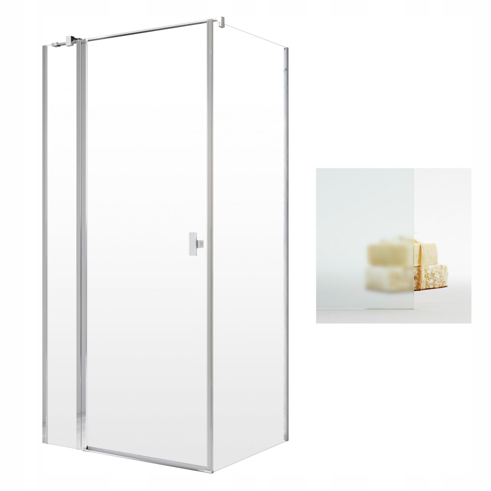 Sprchový kút, kabína - RADAWAY NES 8 KDJ II 110X75 L SATIN SKLEJ