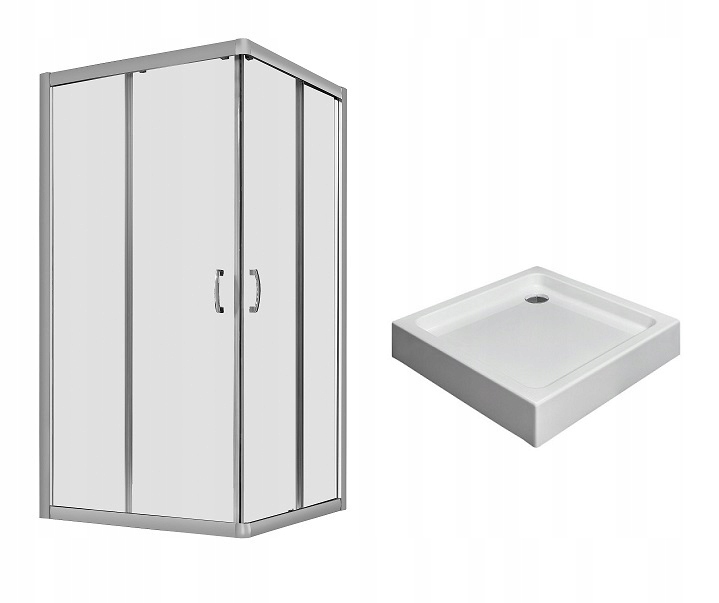 Sprchový kút, kabína - Cabina a Premium Plus C 80x80x170 RADAWAY