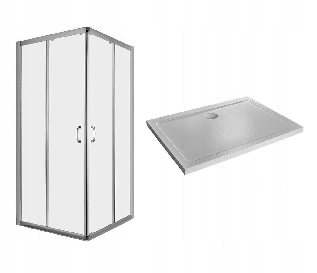 Sprchový kút, kabína - Cabina a Premium Plocker plus D 100x80x190 RADAWAY